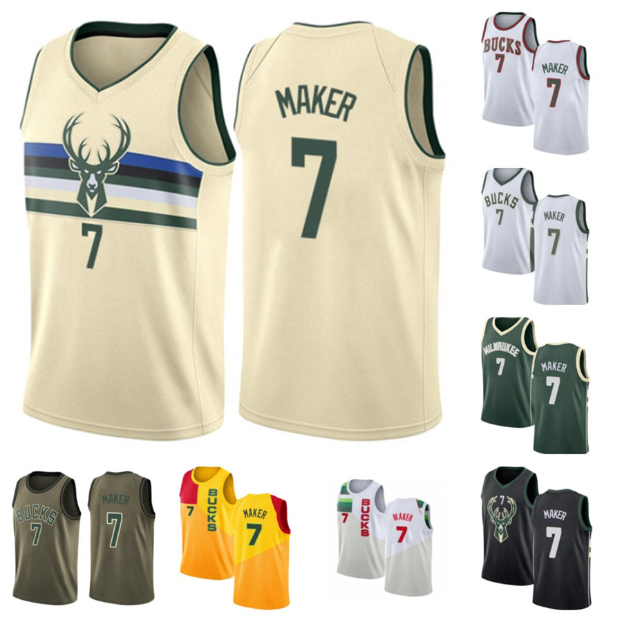 2021 Thon custom men women youth 7 Maker basketball jerseys red Blue jersey leave number name