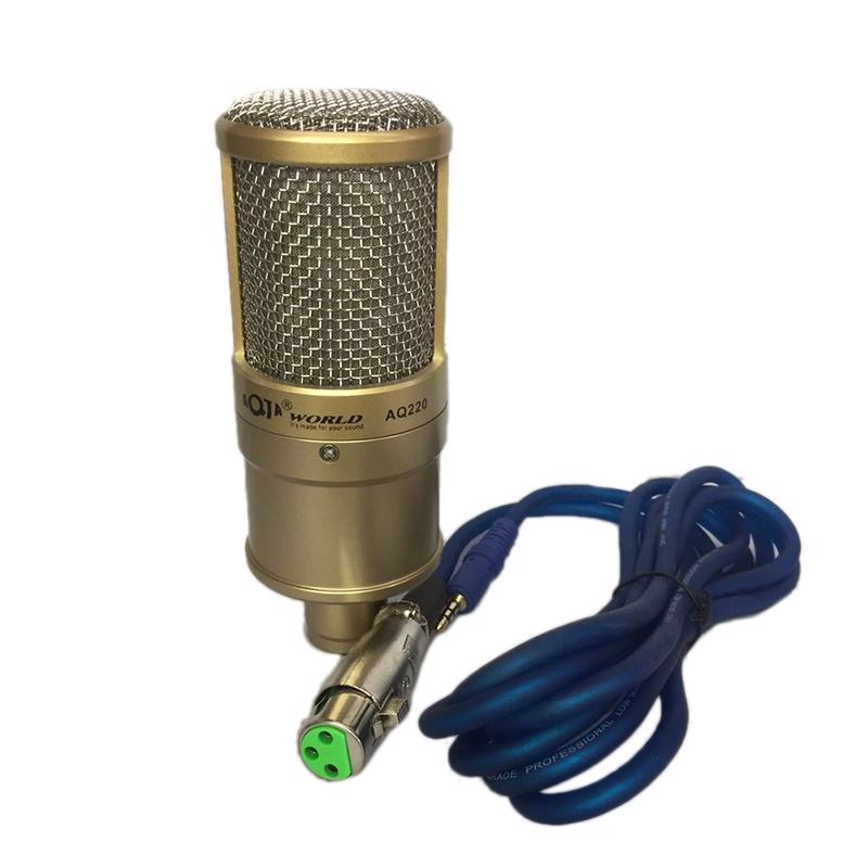 Microphones AQTA WORLD AQ-220 Condenser Microphone Anchor K Song Shout Wheat Recording