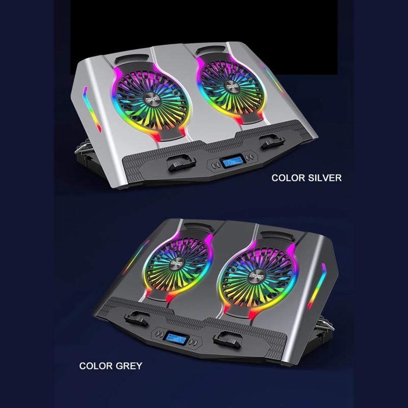 Laptop Cooling Pads Cooler Pad Stand Adjustable Fan For Game PC Notebook