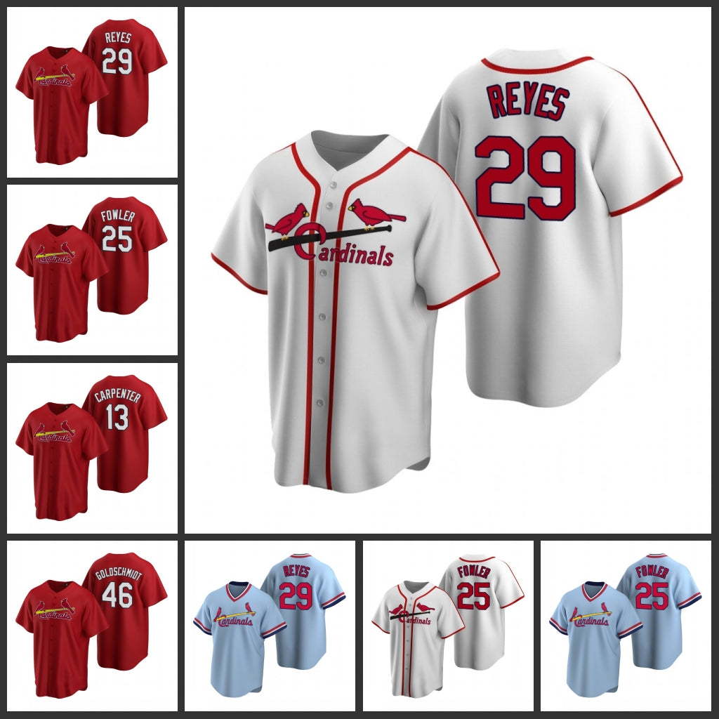 St.&#13;Louis&#13;Cardinals&#13;Men Alex Reyes Dexter Fowler Paul Goldschmidt Women Youth Jersey