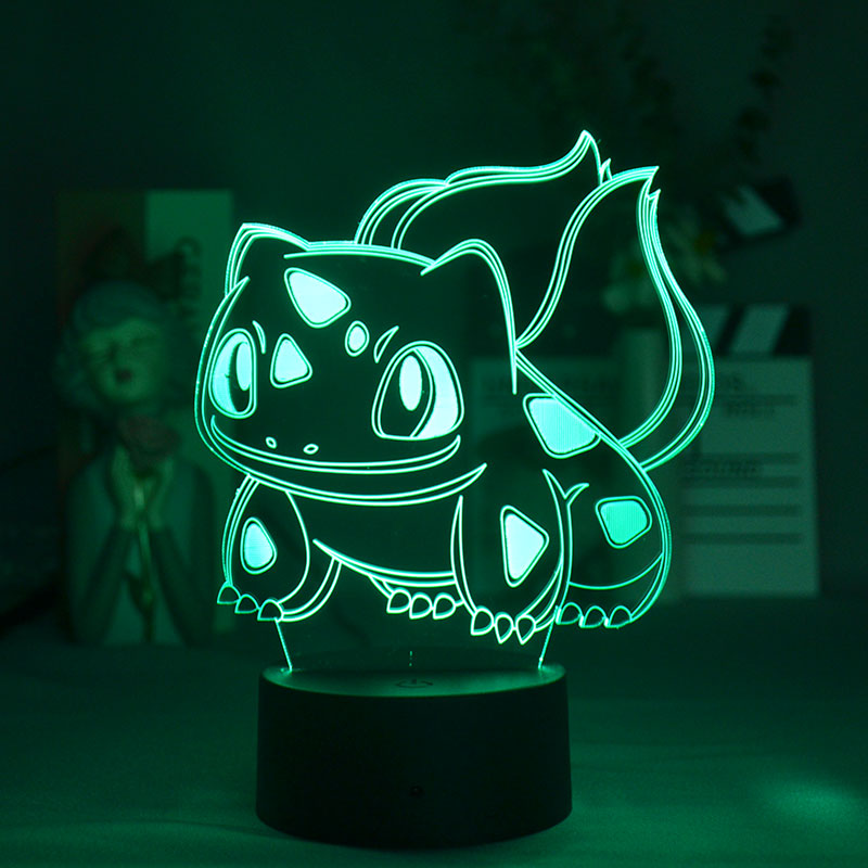 Acrylic 3D Kids Night Light LED Nightlight Touch Switch Desk Lamp Lovely Frog Room Decor Smart Phone Control Cool Child Friends Gift