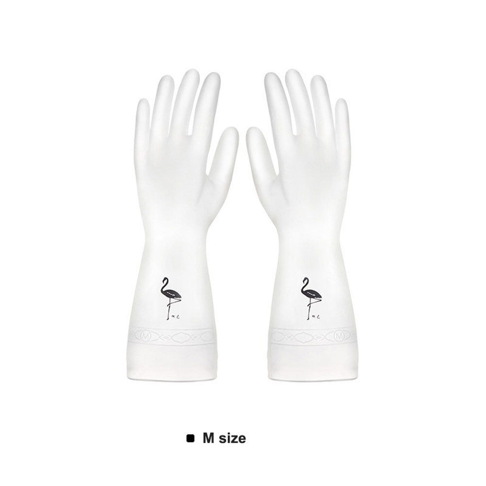 Waterproof Rubber Kitchen Dish Washing Gloves Cleaning Gloves Reusable Household Cleaning Gloves