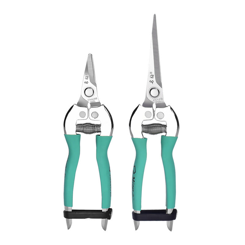 Professional 2sizes Fashion Plant Garden Gardening Tool Pruning Shears Bent Portable Fruit Picking Scissors Small Scissor