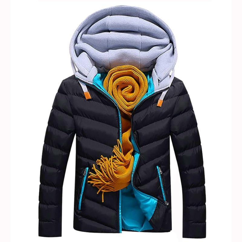 Men&#039;s Trench Coats Winter quilted Parker warm thick cotton coat fashion jacket youth boy windbreaker