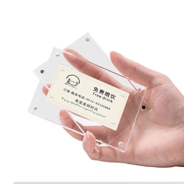 Self Adhesive Wall Mounted Card Holder Advertising display equipment Trasparent Acrylic Photo Frames Shelf Label Sign Display Sleeve Price T
