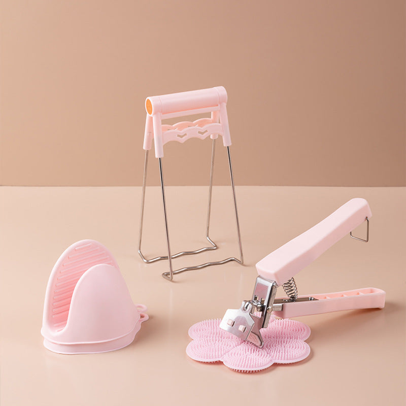 Anti-scald Clip Take Bowl Gloves Anti-hot Hand Cast Iron Plate Bowel Spoon Pot Clip Steaming Dish Tray Kitchen Gadget Pot