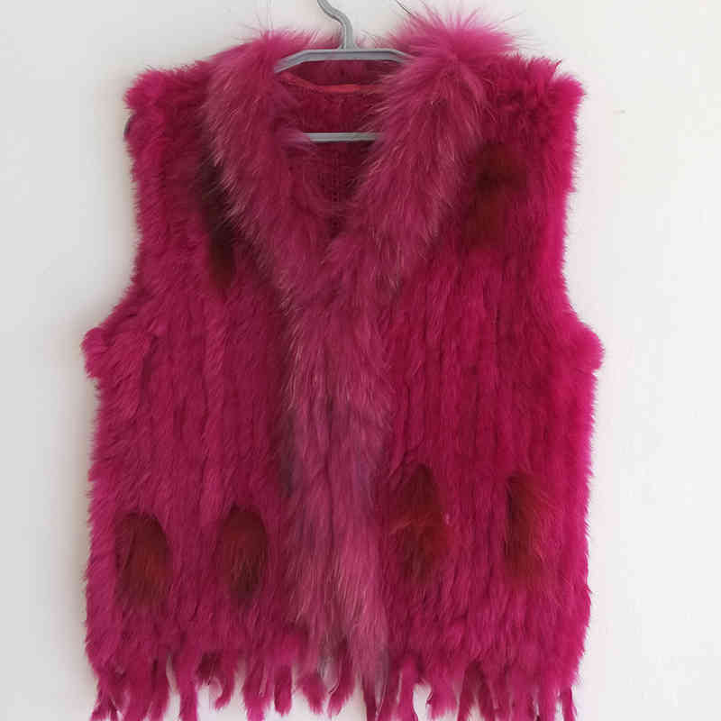 Women&#039;s Sweaters Bad Fur Collection Ladies Spring Causes Mango-free Collections Plus Size Black Elegant Knitting Gilet Female Franjas EZMZ