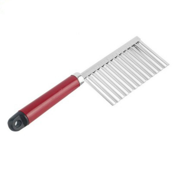 Vegetable Tools French Fry Cutters Potato Dough Waves Crinkle Cutter Slicer Kitchen Chip Blade RH3252