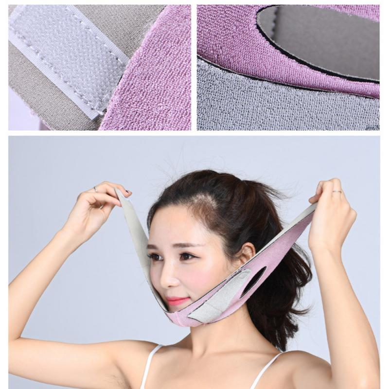 Face Slim V-Line Lift Up Thin Belt Mask Cheek Chin Neck Strap Beauty Delicate Facial Thin Face Mask TSLM1