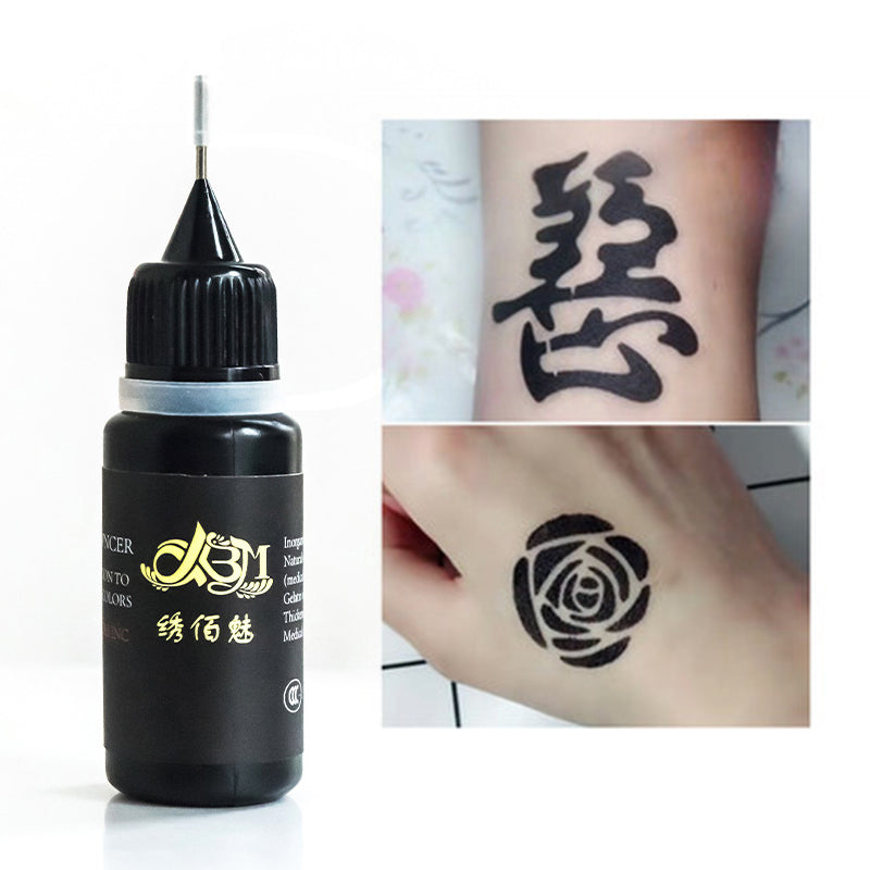 10ml Lasting Juice Tattoo Cream Safe Waterproof DIY Tattoo Gel Tool 6 Colors Not Fade Easy To Wear Makeup Comestics TSLM2