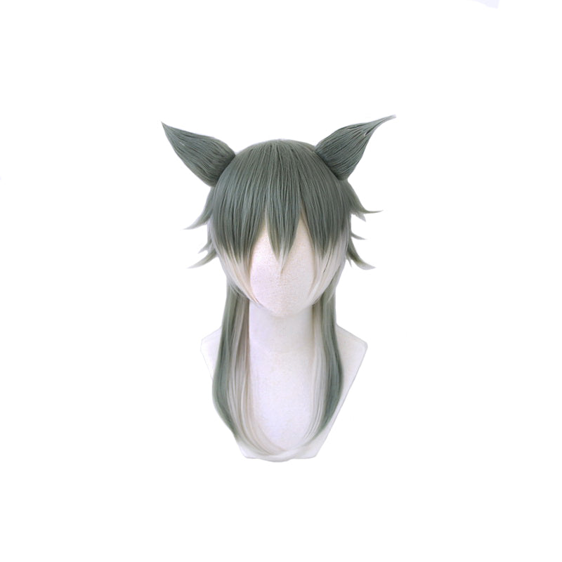 Anime BEASTARS Cosplay Legoshi Wig Wolf Ears Personified Beasts Gradient Colors Short Heat-resistant Hair Wigs+Ears+ wig Cap
