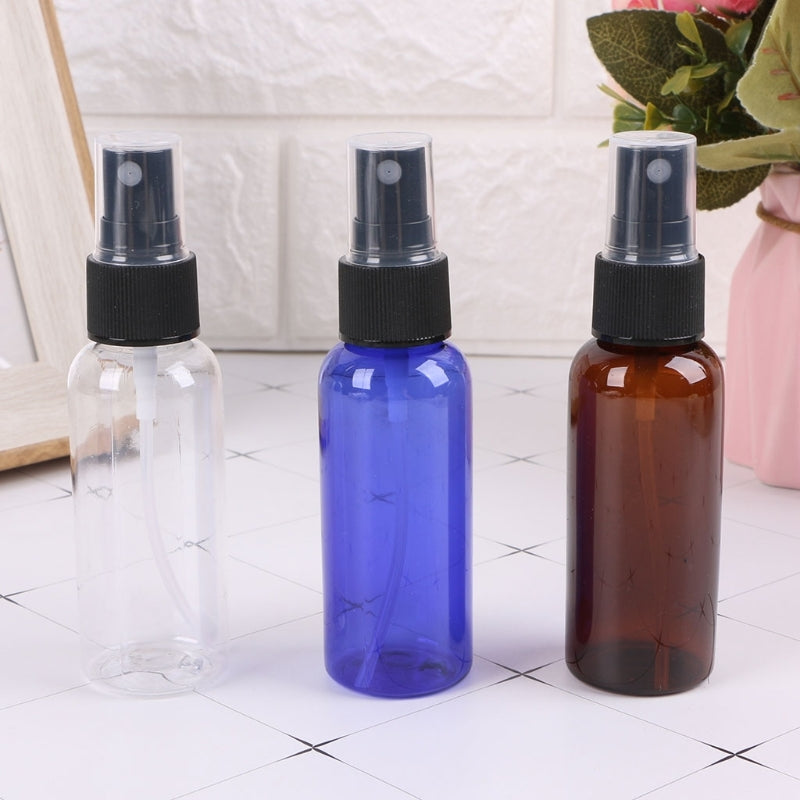 50 Ml Travel Refuellable bottle Liquid Refuellable pressure Pump Spray Plastic bottle Liquid container Perfume Powder