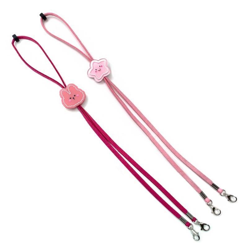 Cartoon Mask Lanyard Hanging Rope Anti-lost Face Mask Lanyard Mask Holder Adjustable Hanging Rope Two Hooks For Children