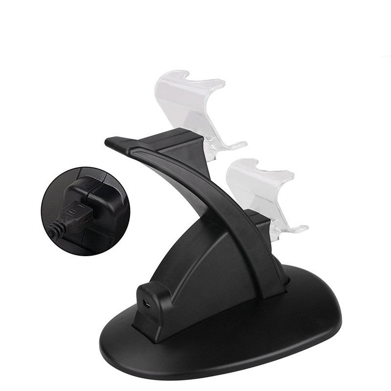 Game Controller Charger Dock LED Dual USB P4 Charging Stand Station Cradle for Sony Playstation 4 PS4 Pro Slim Controllers