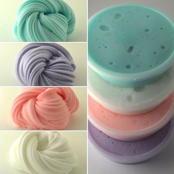 60ml-35g Modeling Clay Fluffy Floam Slime Scented Adults Stress Relief Toys Charms Slimes Kids Toy Soft for Children DIY Gift 0370