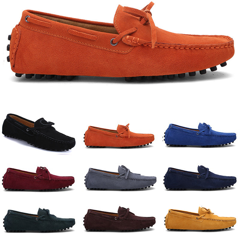 men casual shoes Espadrilles triple black navy brown wine red green khaki coffee mens sneakers outdoor jogging walking forty three