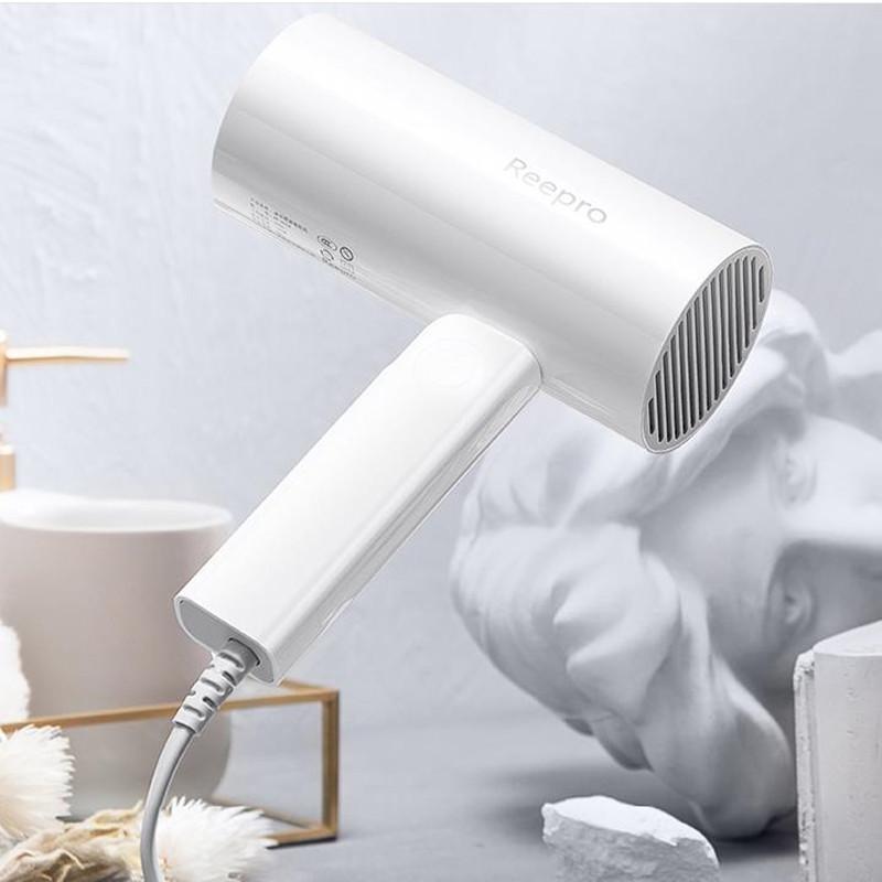 Electric Hair Brushes Leafless Blow Dryer Anion Strong Wind Smooth Fast Drying Salon Portable Household No Leaf Barber Hairdryer