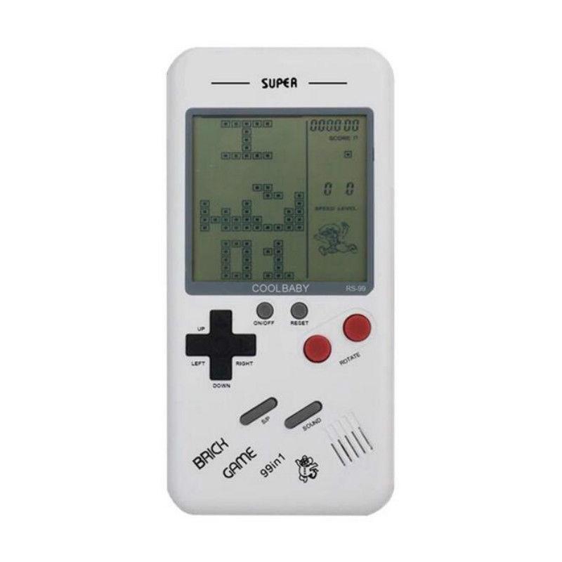 Portable Game Players Classic Tetris For Children Students Nostalgia Puzzle Built-in Variety Of Games Small Handheld Console
