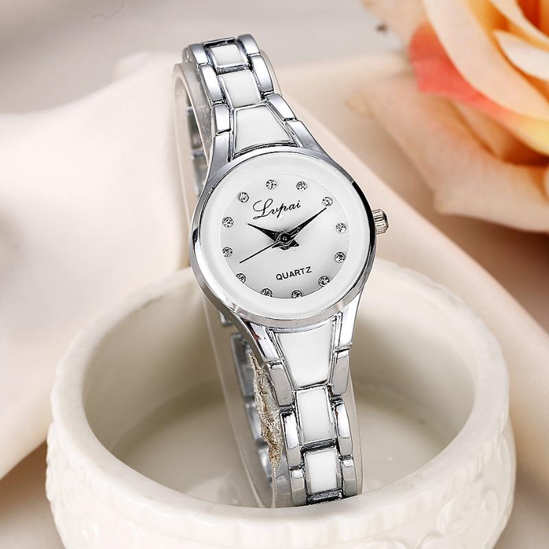 Wristwatches Women&#039;s Solid Color Watch Bracelet Fashion Round Dial Luxury Elegant Ladies Quartz Holiday Gift Relogio Feminino 50%