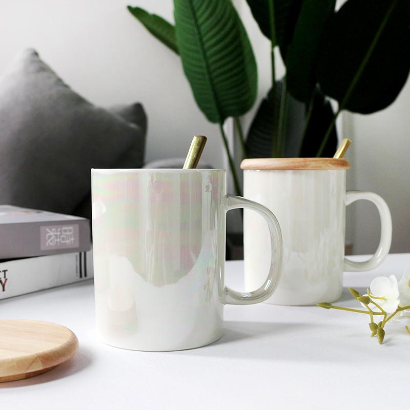 Mugs Nordic Luxury Girls Creative Mug Modern Drink Ceramic Coffee Cup Gift Eco Friendly Porcelain Kahve Fincan Drinkware BK50