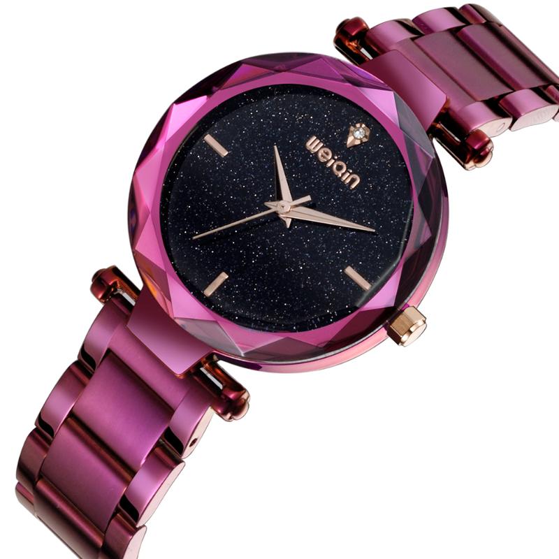 Wristwatches WEIQIN 2021 Est Women&#039;s Watch Bracelet Wristwatch Ladies Dress Quartz Casual Fashion Clock Rose Gold Girls Gift