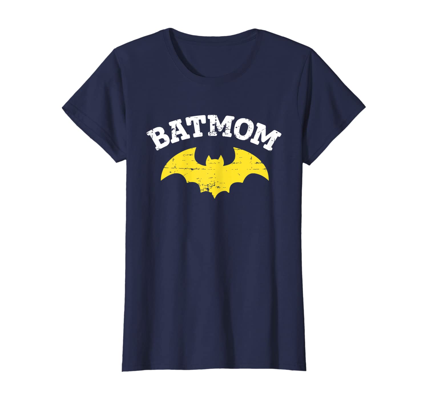 Womens Women Batmom Vintage Mom Mother Mama Gifts T Shirt T-Shirt