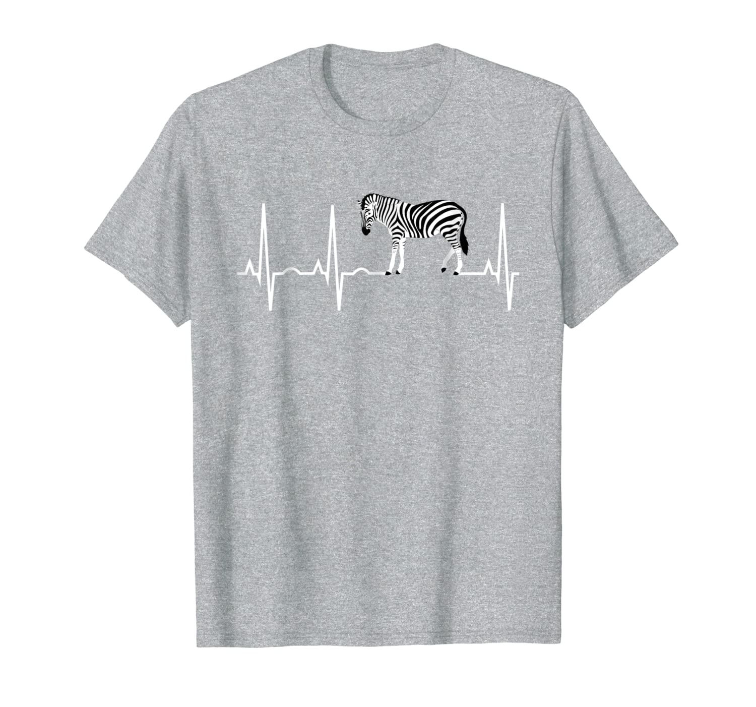 Zebra Heartbeat Shirt - Best Zebra Lover Gift T-Shirt