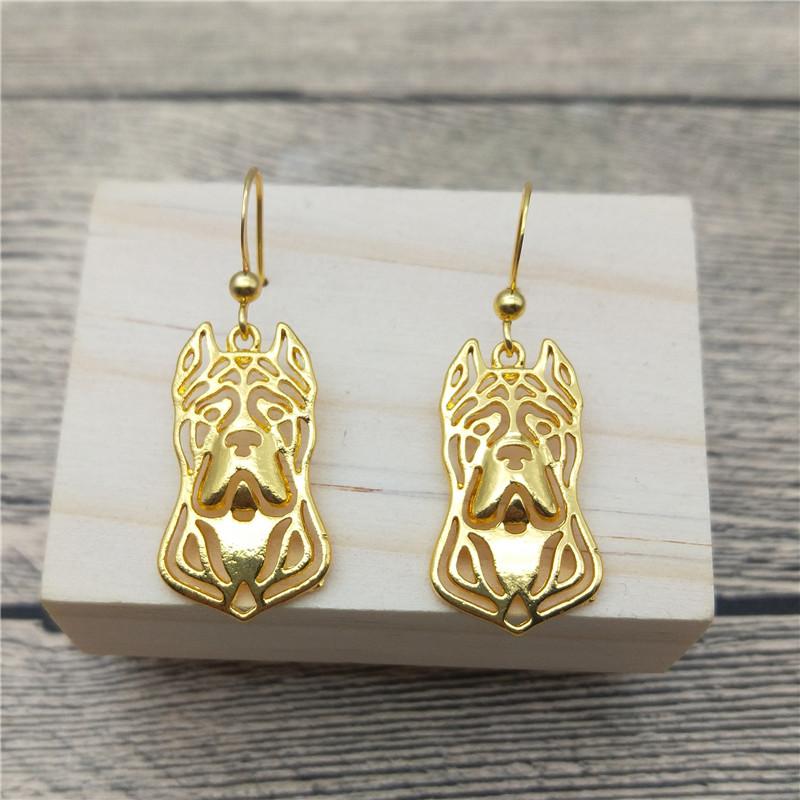 Dangle & Chandelier Cane Corso Drop Earrings Trendy Style Fashion Pet Dog Women Jewellery