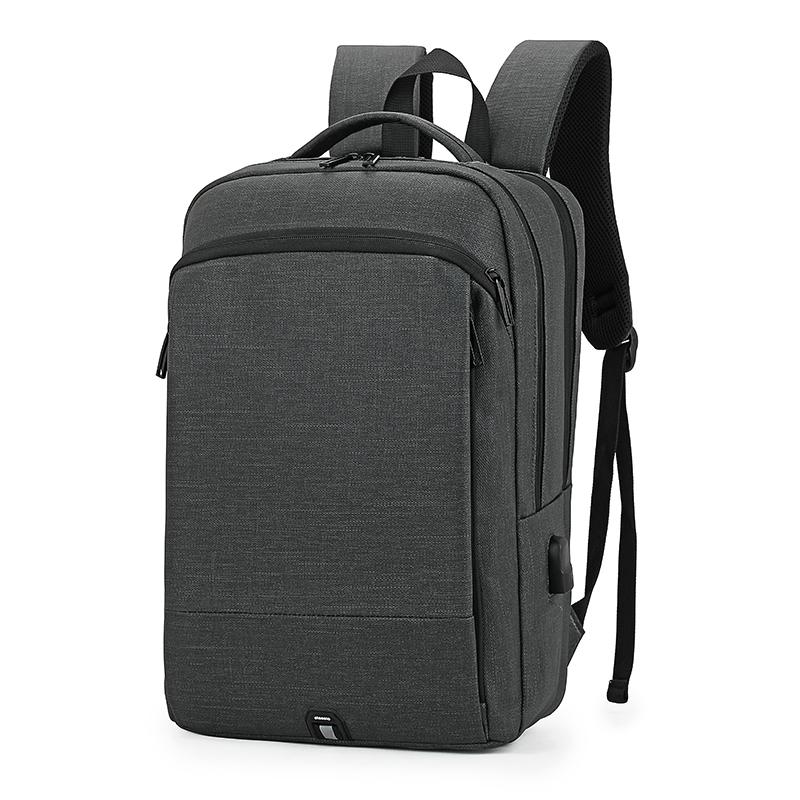 Backpack Men Laptop Backpacks Canvas USB Charging Waterproof Bag Fashion Student School Bags Travel Business Rucksucks Mochila