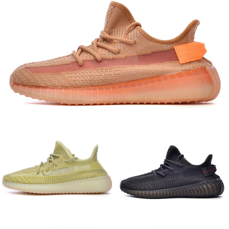 DeLRQ Newest Safflowerreflective Shoes Running mens 350 Azareth Azael alvah quality high brown clay men