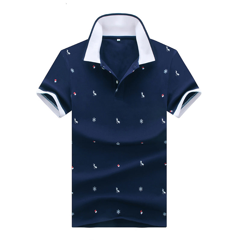 Men&#039;s Polos Ant Print Shirts for Summer Shirt Short Sleeve Slim Fit Casual Streetwear Tops Brand Golf Youth Tees B4N3