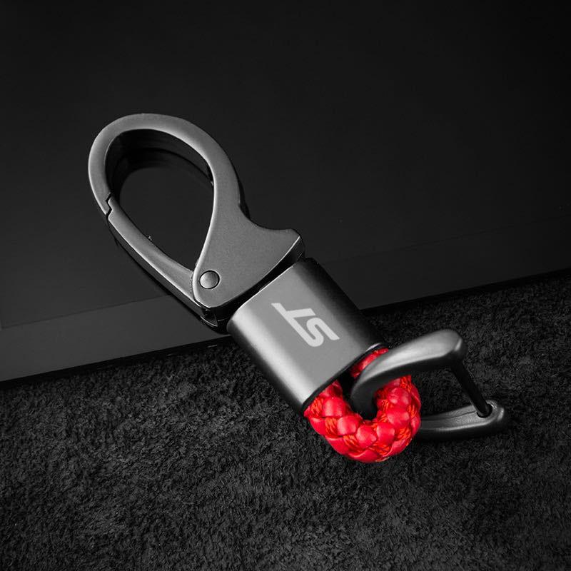 Keychains Car Styling Leather - Metal Emblem Key Ring Keychain For Ford St 2013 2021 Accessories With Logo