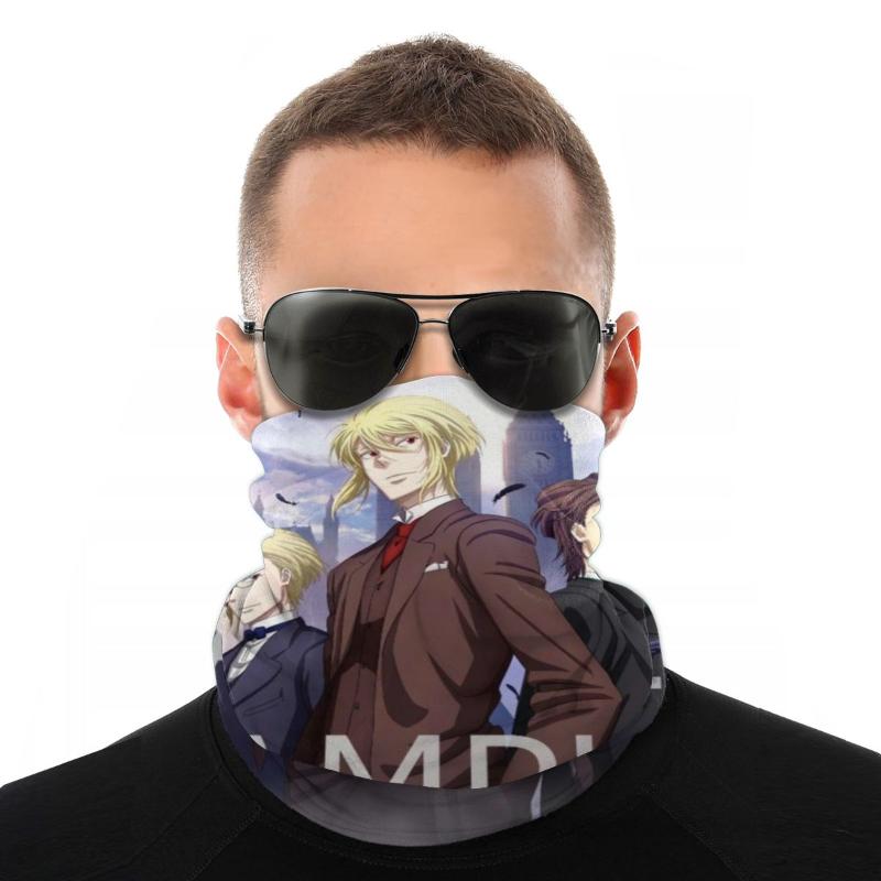 Scarves Yuukoku No Moriarty Magic Scarf Half Face Mask Halloween Tube Anime Tubular Bandana Multi-functional Headband Outdoor
