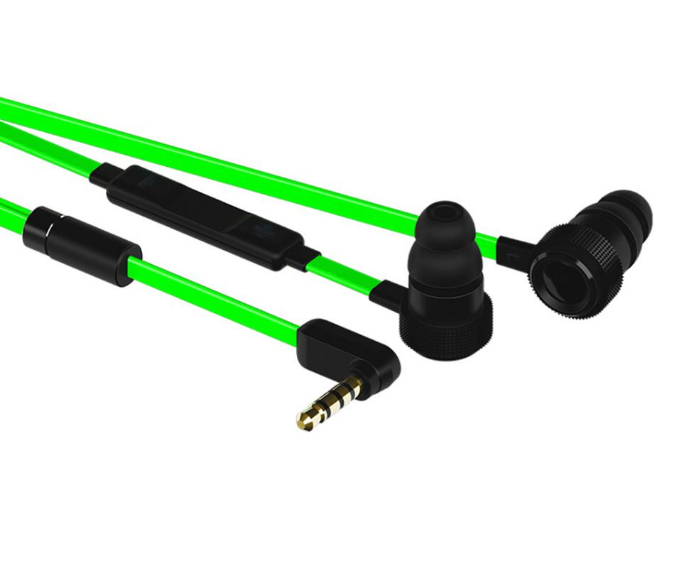 Hammerhead Pro V2 Earphone With Mic Headset Gamer Sports Wired Headphones 3.5mm Ear Plugs for Razer Hammerhead V2 Pro Casque