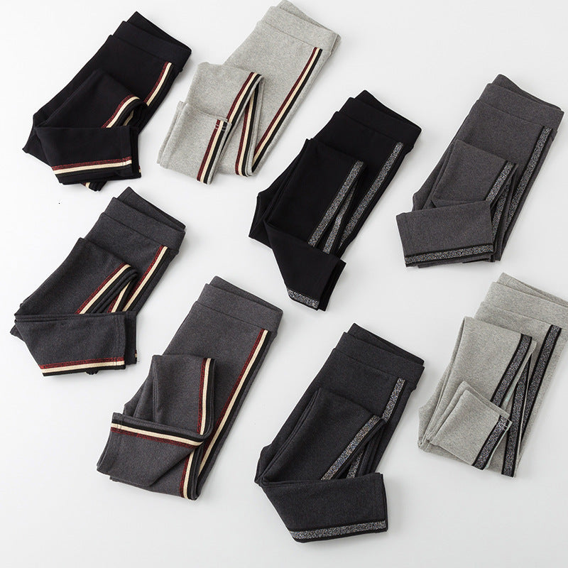 Women&#039;s Jeans Women Leggings Sports Elegant Cotton Outwear Comfortable Versatile Korean Style Legging Feet Black Ankle-length Fema