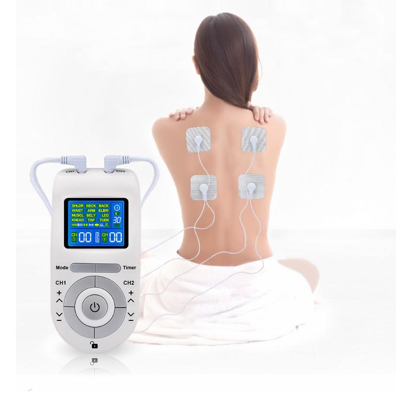 Electric Massagers Electronic Massage For Back Neck Massager Pulse Acupuncture Health Care Full Body Relaxtion Tens EMS Muscle Stimulator