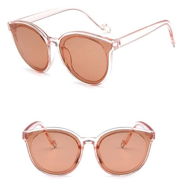 Fashion Sunglasses Frames Women Candy Color Clear Womens Colourful Sun Glasses Transparent Sunglass Oval Men