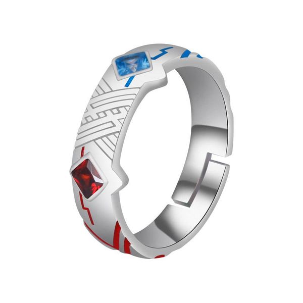 Cluster Rings Darling In The Franxx 02 Ring Silver Open Halloween Cosplay Jewelry Anime Fandom Gift