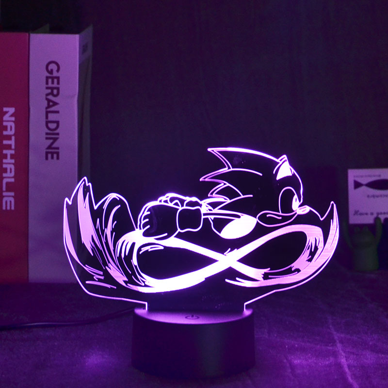 Acrylic 3D Desk Lamp League of Legends LED Night Light Gaming Room Nightlight Color Change Birthday Gift Smart Phone Control