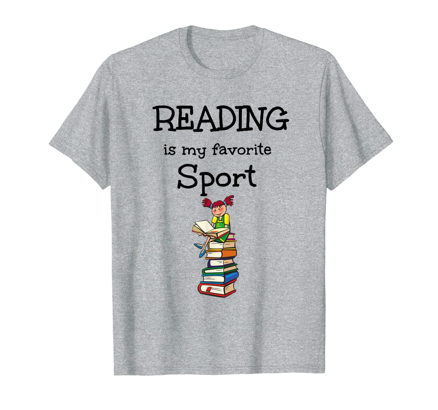 Reading is My Favorite Sport Funny Books Reading Loves Gift T-Shirt