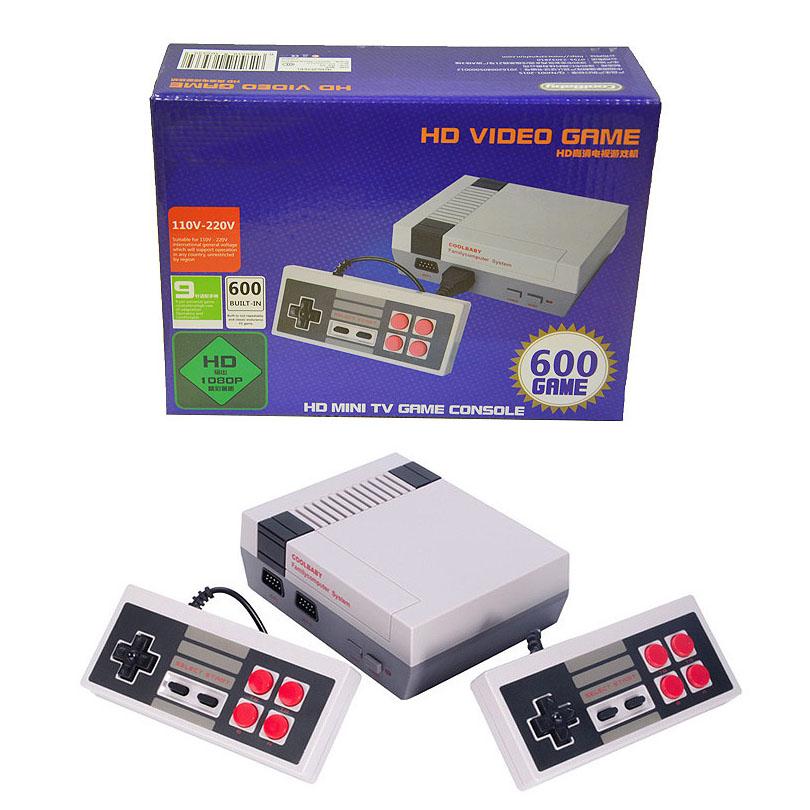 HDMI Game Console HD Video Handheld Mini Classic TV for 600 NES games Built-in consoles Controller Joypad with retail box