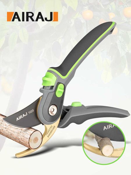 AIRAJ Gardening Pruning Shears, Which Can Cut Branches of 24mm Diameter, Fruit Trees, Flowers,Branches and Scissors Hand Tools 210719