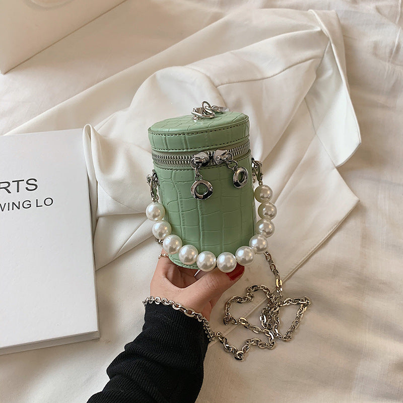 Lipstick Mini Bag Summer Chain New Bag Fashion Pearl Trendy Cute Net Red 2021 Coin Messenger Female Purse Givmc lianquan004