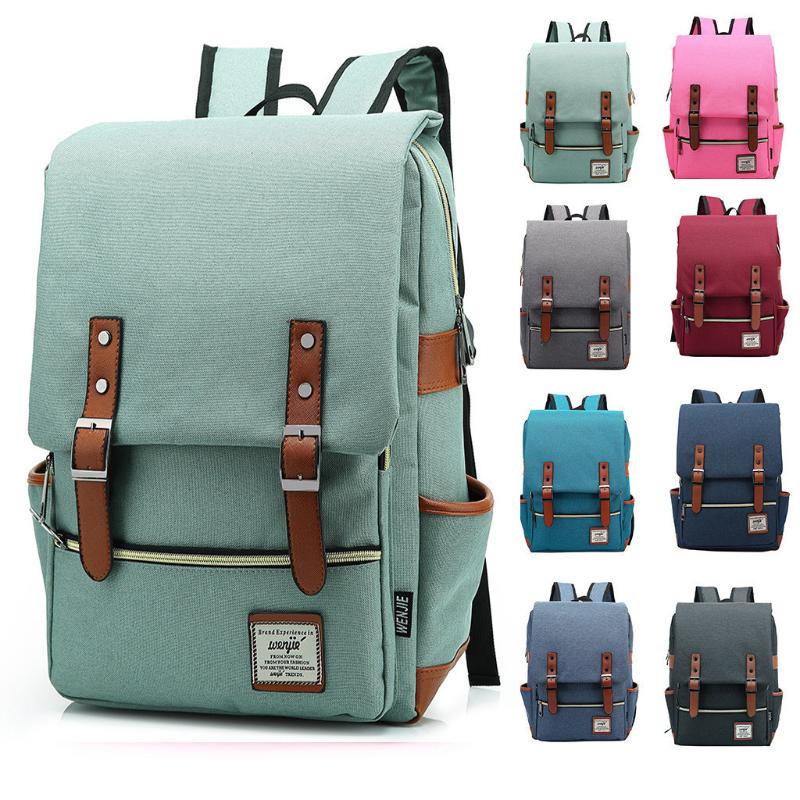 Backpack Fashion Vintage Laptop Women Canvas Bags Men Travel Leisure Backpacks Retro Casual Bag School For Teenager