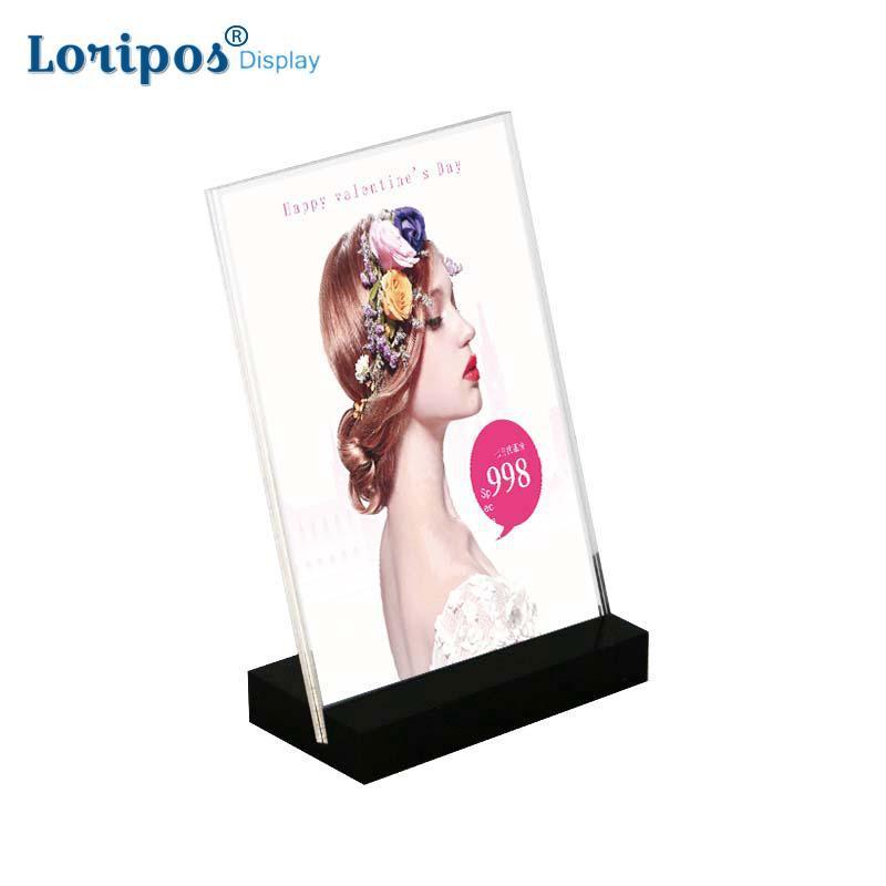 Frames And Mouldings 150x100m Wedding Name Card Display Frame Acrylic Label Holder Rack Price Tag Desk Sign Clip Po Stand