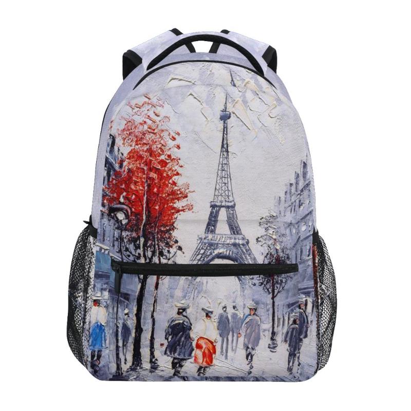 School Bags ALAZA Large Backpacks For Women Girls Oil Painting Backpack Student College Book Teenage Kids