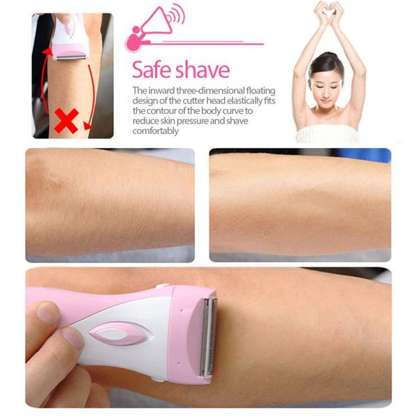 Epilator Rechargeable Shaver Pubic Hair Shaving Armpit Lady Underarm Female Painless Trimmer Beauty Razors Purple