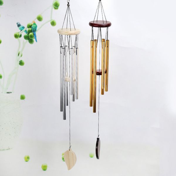6 Tube Wind Chapel Bells WindChimes Door Wall Hanging Ornament Home Garden Outdoor Decor Handicraft Gift