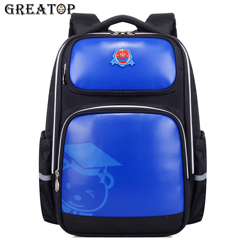 School Bags GREATOP Children Oxford Boys Girls Kids Backpacks Waterproof Primary Student