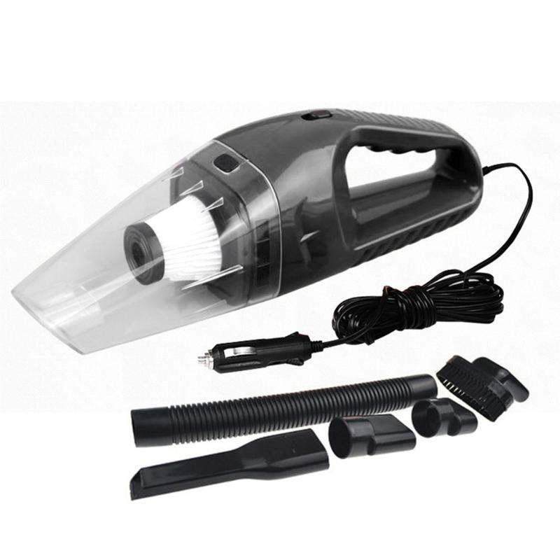 Vacuum Cleaners Portable 120W 12V Car Cleaner Handheld Mini Super Suction 5m Cable Wet And Dry Dual Use